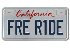 The California Politburo rides free.