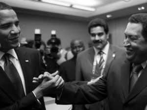 Comrades Obama and Chavez